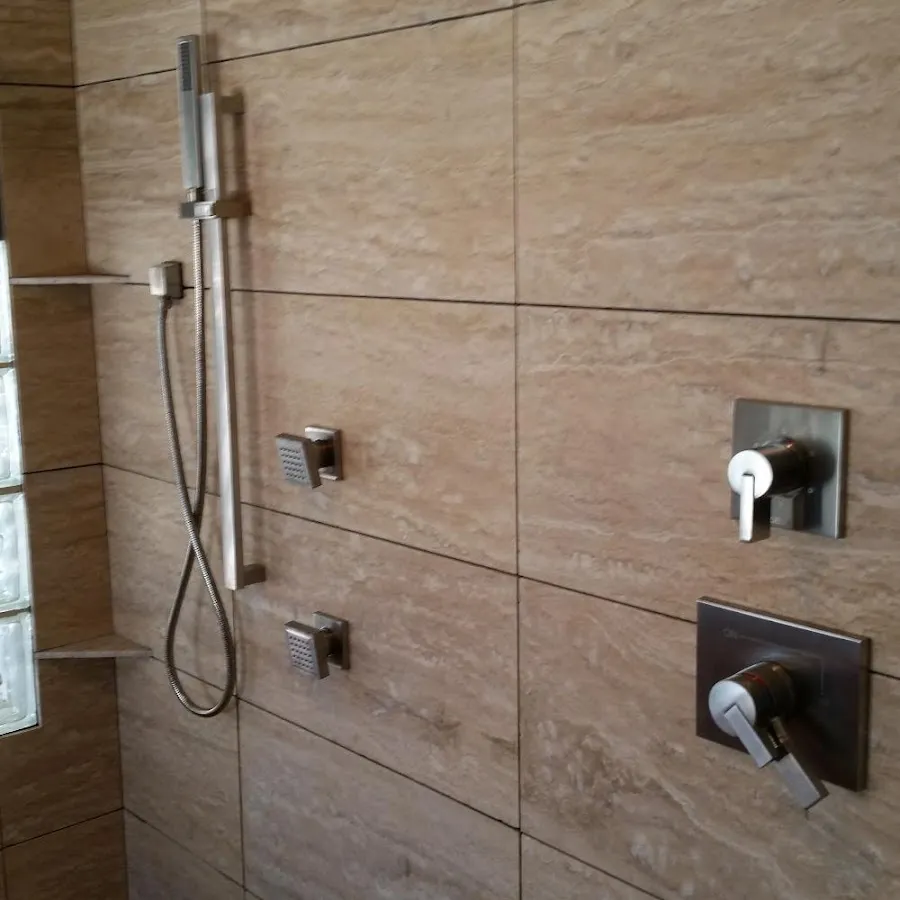 Shower fixture installation for Frozen Pipe Repair in Robbinsville